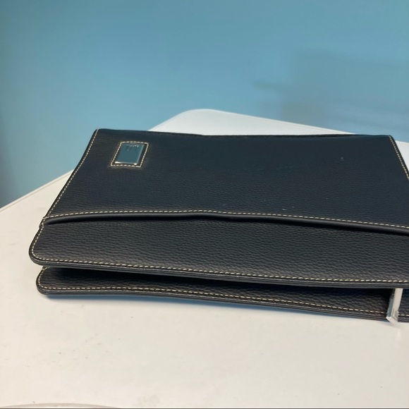 DUNHILL MEN’s Clutch Multiple Compartments Zippers Wallwt Organizer - Picture 5 of 9